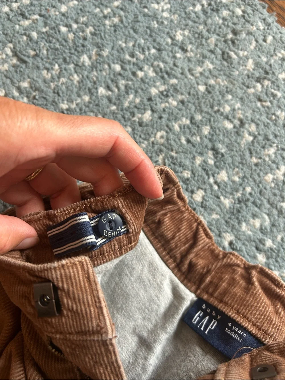GAP Kids Corduroy Pull-On Pants in Rust Brown